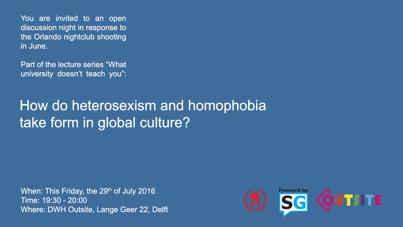 homophobia debate poster